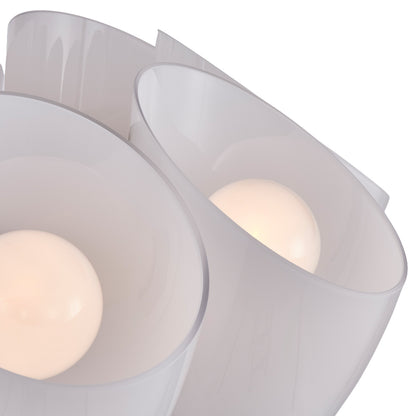 Cocoon 28-in 9 Light Socket Winter Brass Chandelier