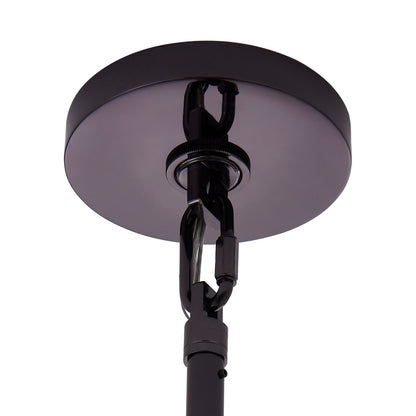 Uroko 34-in 14 Light Socket Black Nickel Chandelier