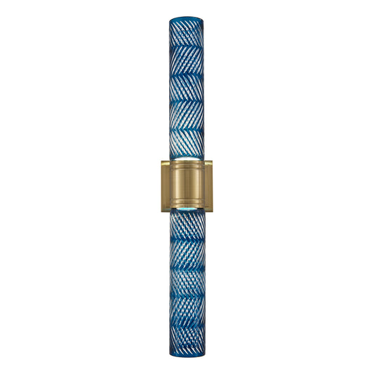 Kiriko 28-in 2 Light LED Winter Brass Wall Sconce