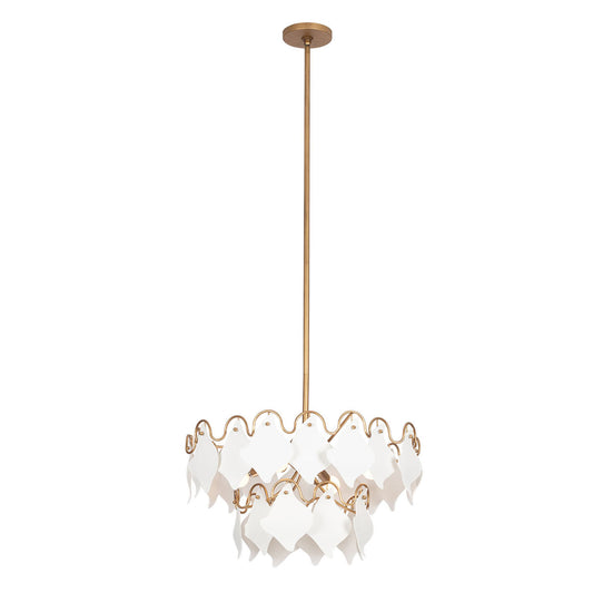 Manta 26-in 4 Light Socket Modern Gold Pendant