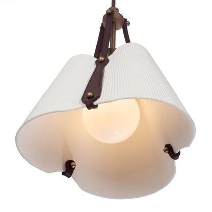 Embrace 43.5-in 3 Light Socket Pearlized Antique Brass Linear Pendant