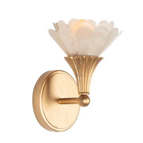 Flora 9-in 1 Light Socket Modern Gold Wall Sconce