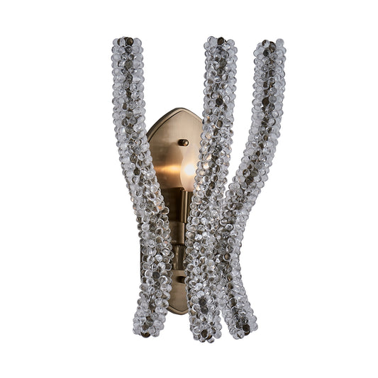 Coral 18-in 1 Light Socket Brushed Champagne Gold Wall Sconce