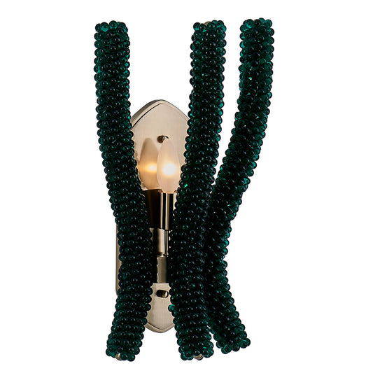 Coral 18-in 1 Light Socket Brushed Champagne Gold Wall Sconce