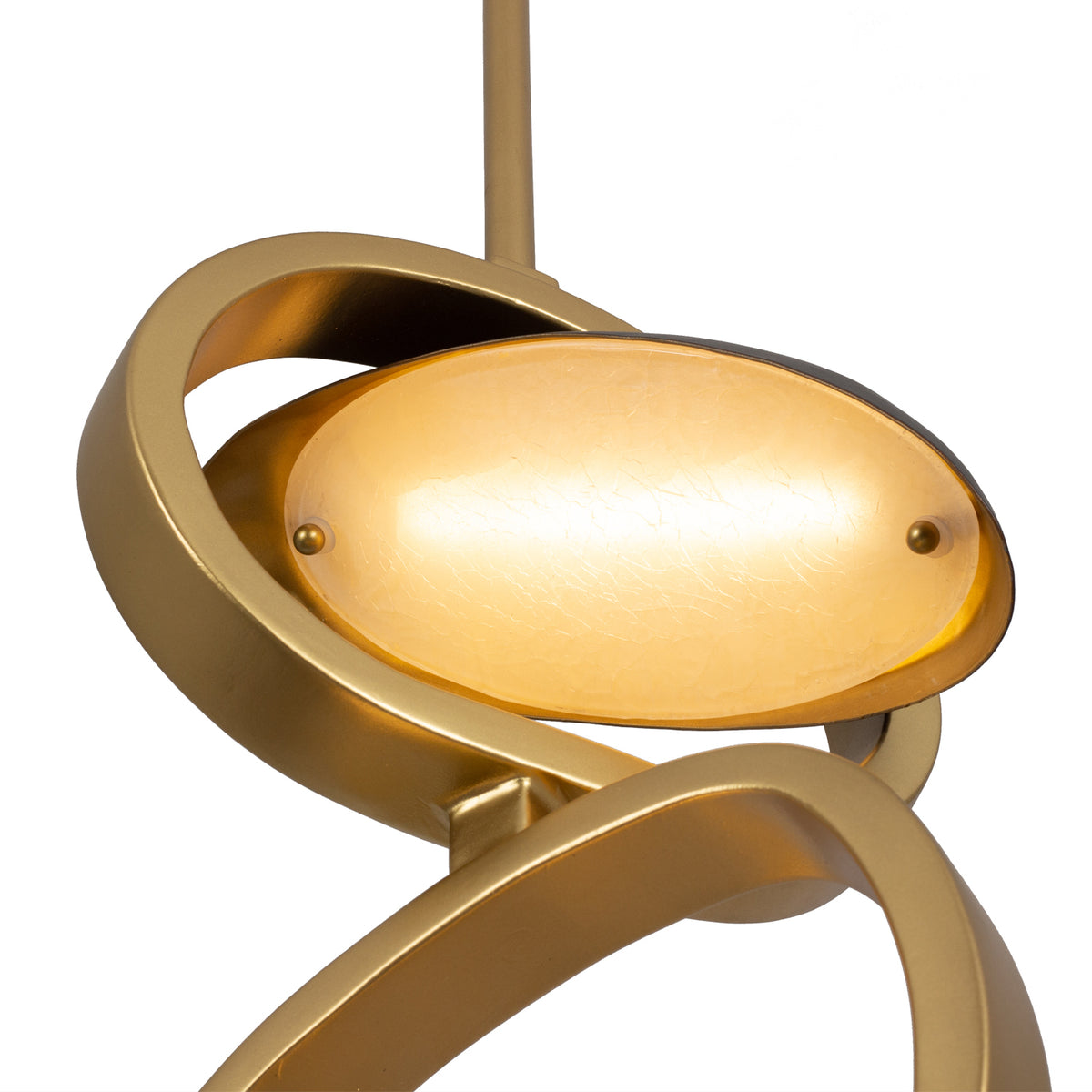 Onyx 13-in 3 Light LED Brushed Gold/Satin Bronze Pendant