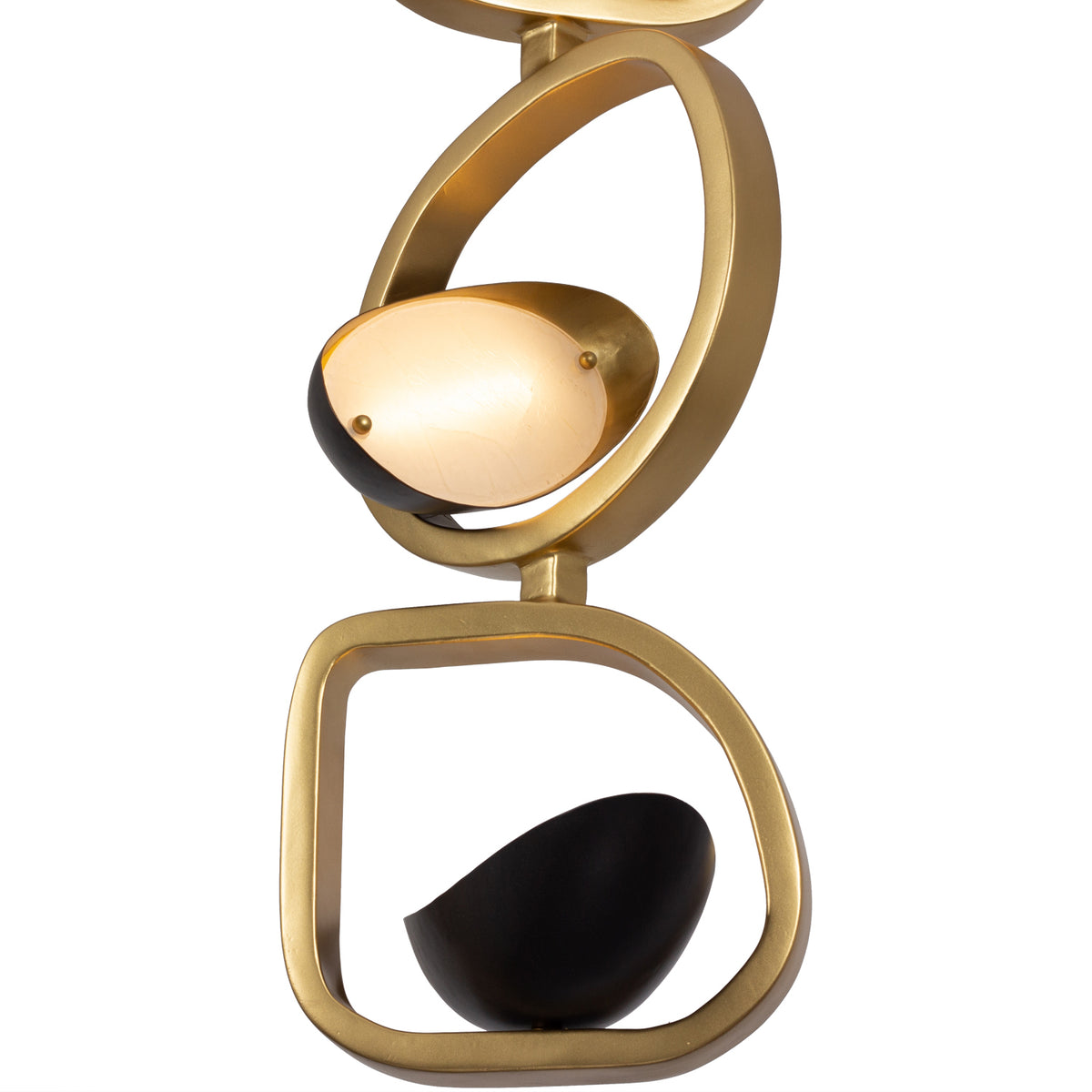Onyx 13-in 3 Light LED Brushed Gold/Satin Bronze Pendant