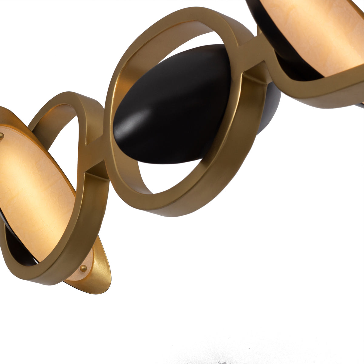 Onyx 60-in 6 Light LED Brushed Gold/Satin Bronze Linear Pendant