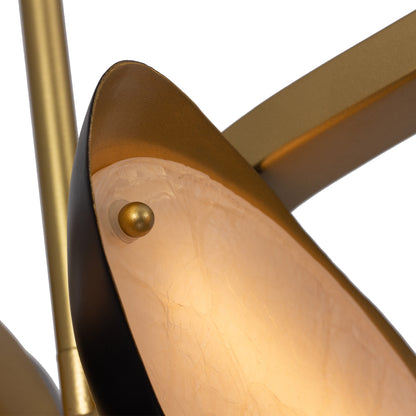 Onyx 60-in 6 Light LED Brushed Gold/Satin Bronze Linear Pendant