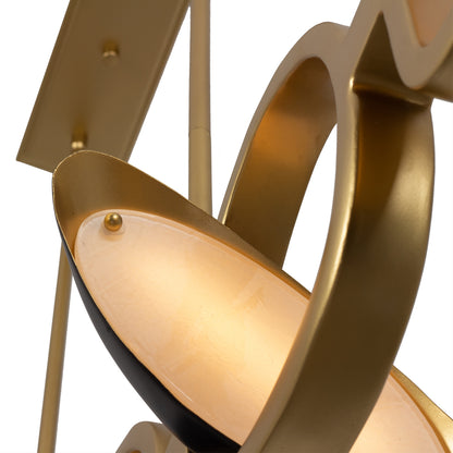 Onyx 60-in 6 Light LED Brushed Gold/Satin Bronze Linear Pendant