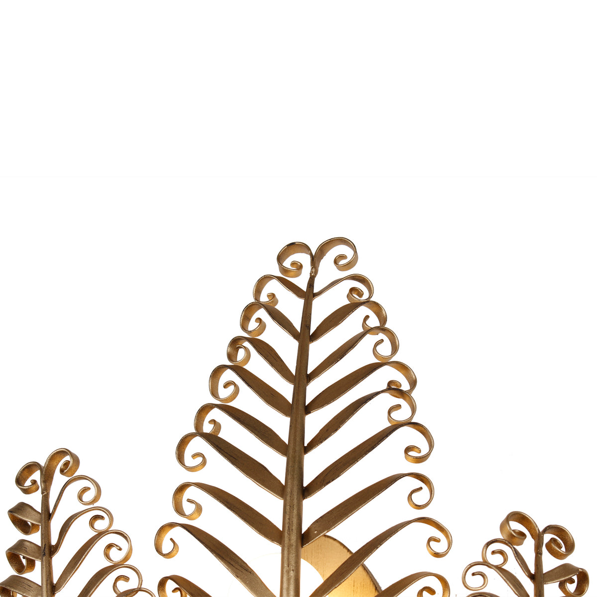 Fern 11.5-in 3 Light Socket Modern Gold Wall Sconce