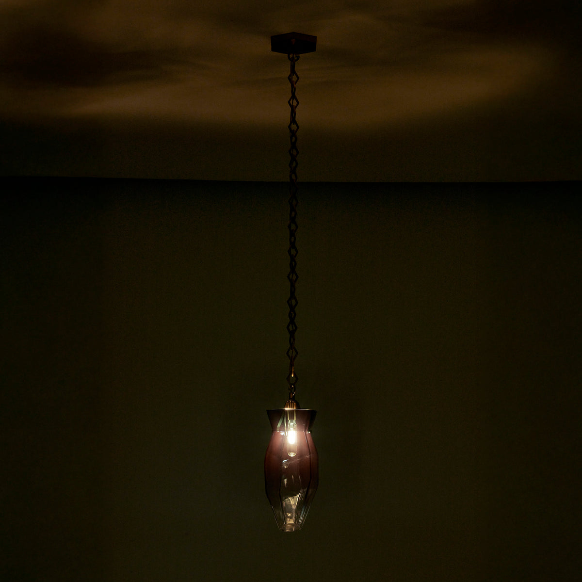 Bolsa 6.5-in 1 Light Socket Winter Brass Pendant