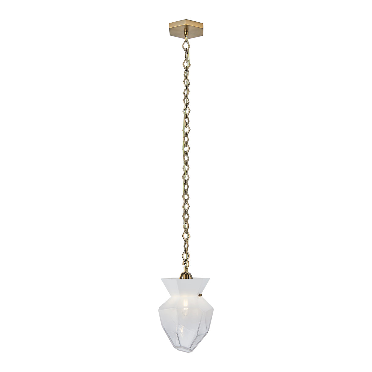 Bolsa 8-in 1 Light Socket Winter Brass Pendant