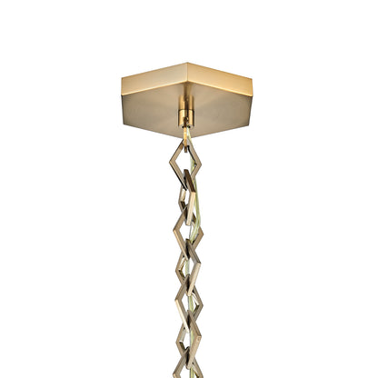 Bolsa 8-in 1 Light Socket Winter Brass Pendant