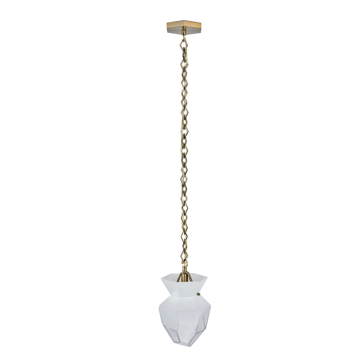 Bolsa 8-in 1 Light Socket Winter Brass Pendant