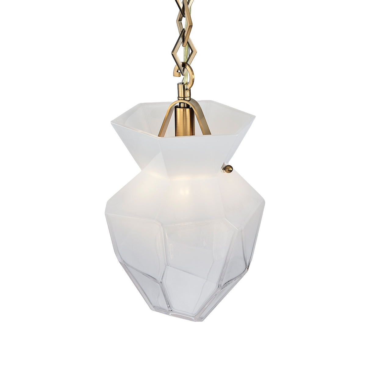 Bolsa 8-in 1 Light Socket Winter Brass Pendant