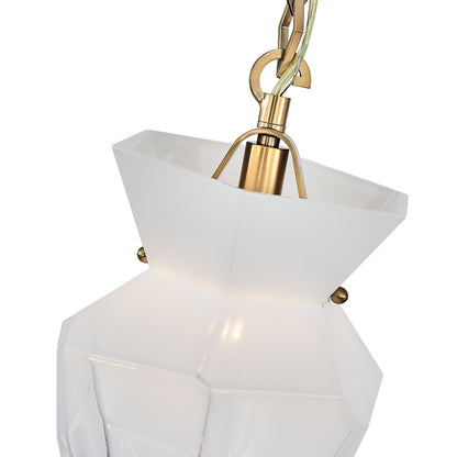 Bolsa 8-in 1 Light Socket Winter Brass Pendant