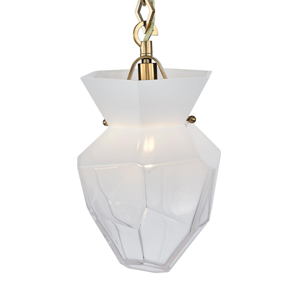 Bolsa 8-in 1 Light Socket Winter Brass Pendant