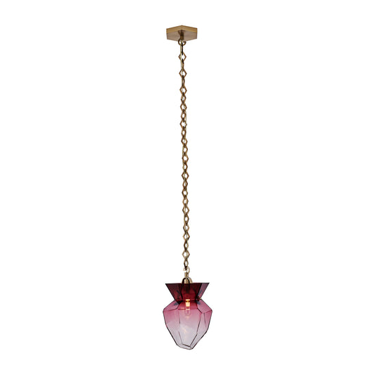Bolsa 8-in 1 Light Socket Winter Brass Pendant