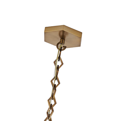 Bolsa 8-in 1 Light Socket Winter Brass Pendant