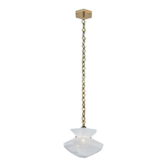 Bolsa 12-in 1 Light Socket Winter Brass Pendant