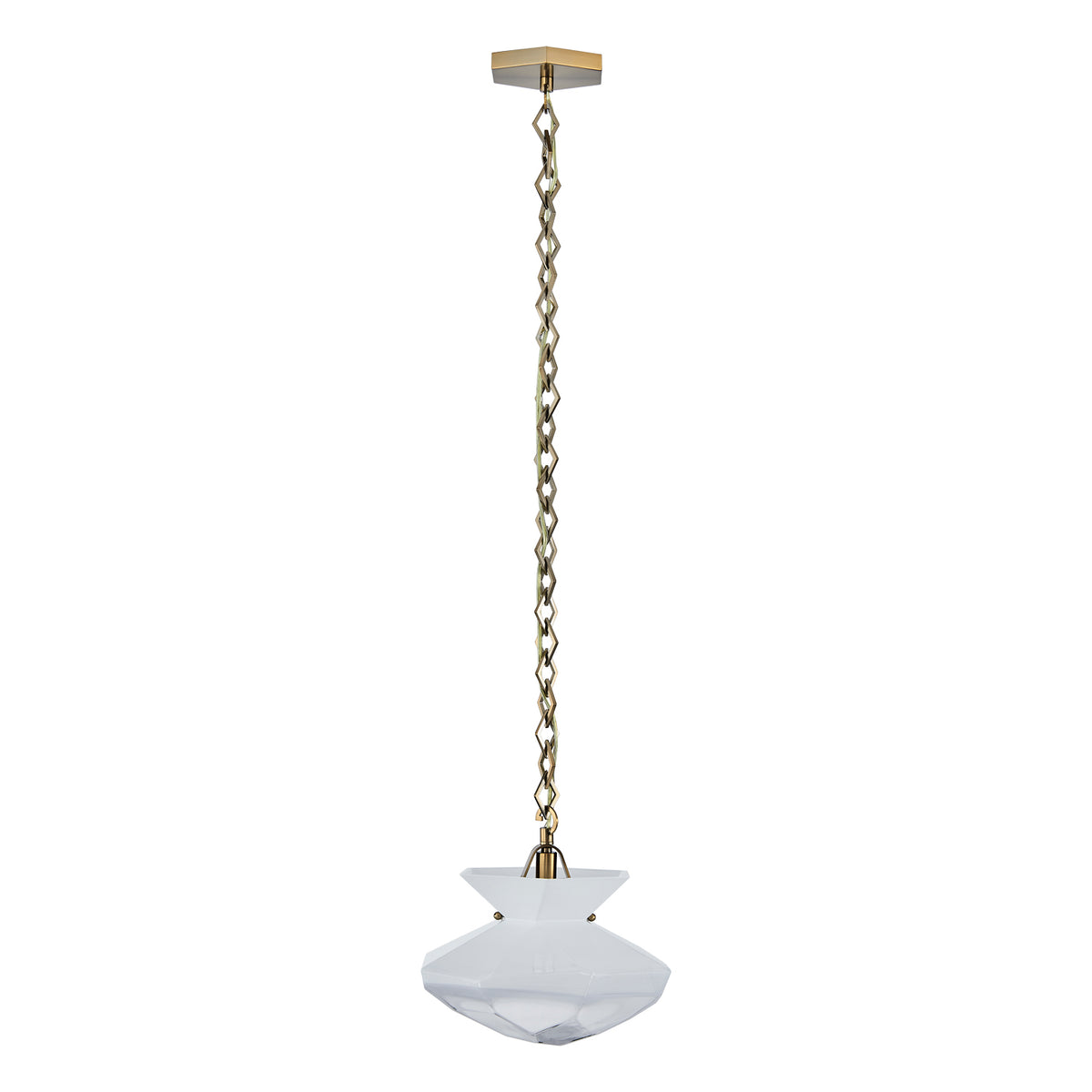 Bolsa 12-in 1 Light Socket Winter Brass Pendant