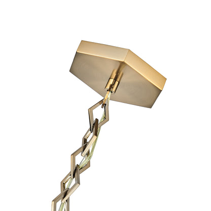 Bolsa 12-in 1 Light Socket Winter Brass Pendant