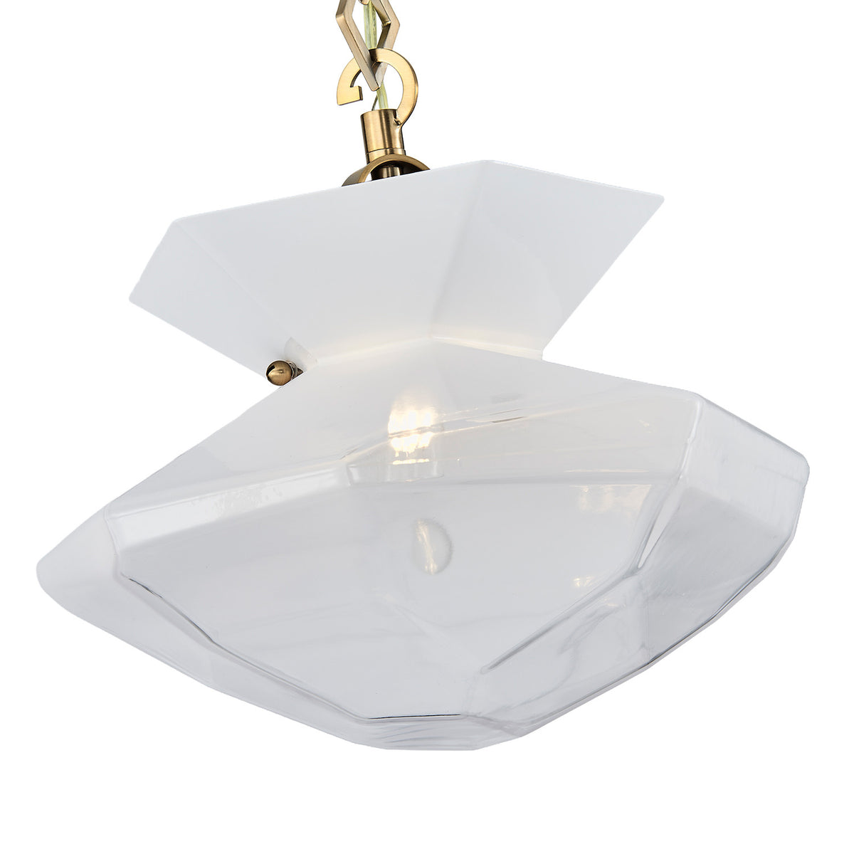 Bolsa 12-in 1 Light Socket Winter Brass Pendant