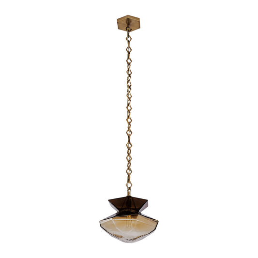 Bolsa 12-in 1 Light Socket Winter Brass Pendant