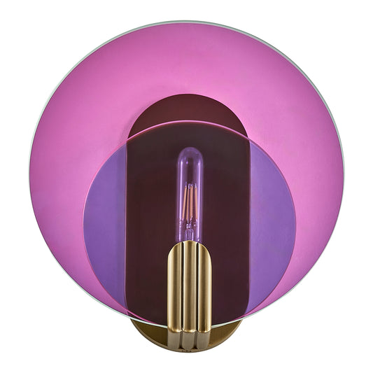 Optics 11-in 1 Light Socket Winter Brass Wall Sconce