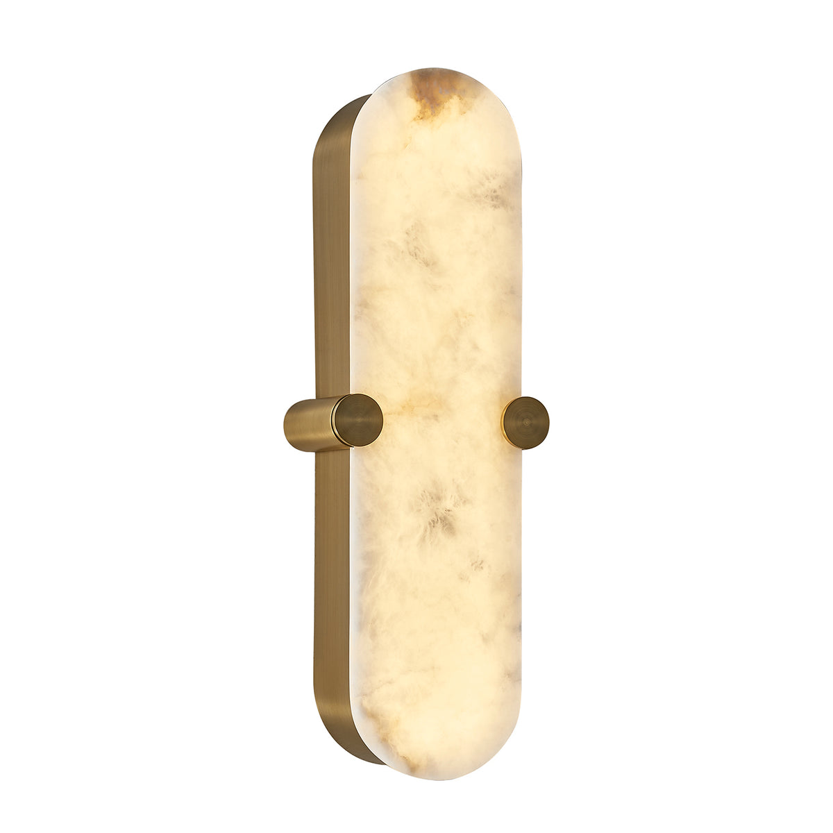 Lumba 20-in 1 Light LED Winter Brass Wall Sconce