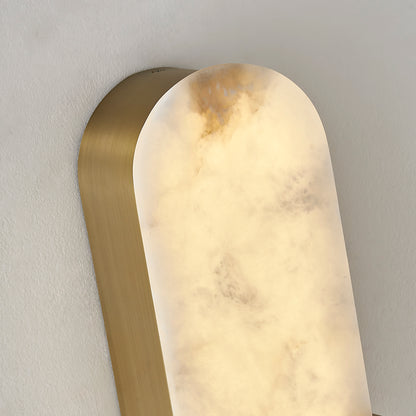 Lumba 20-in 1 Light LED Winter Brass Wall Sconce