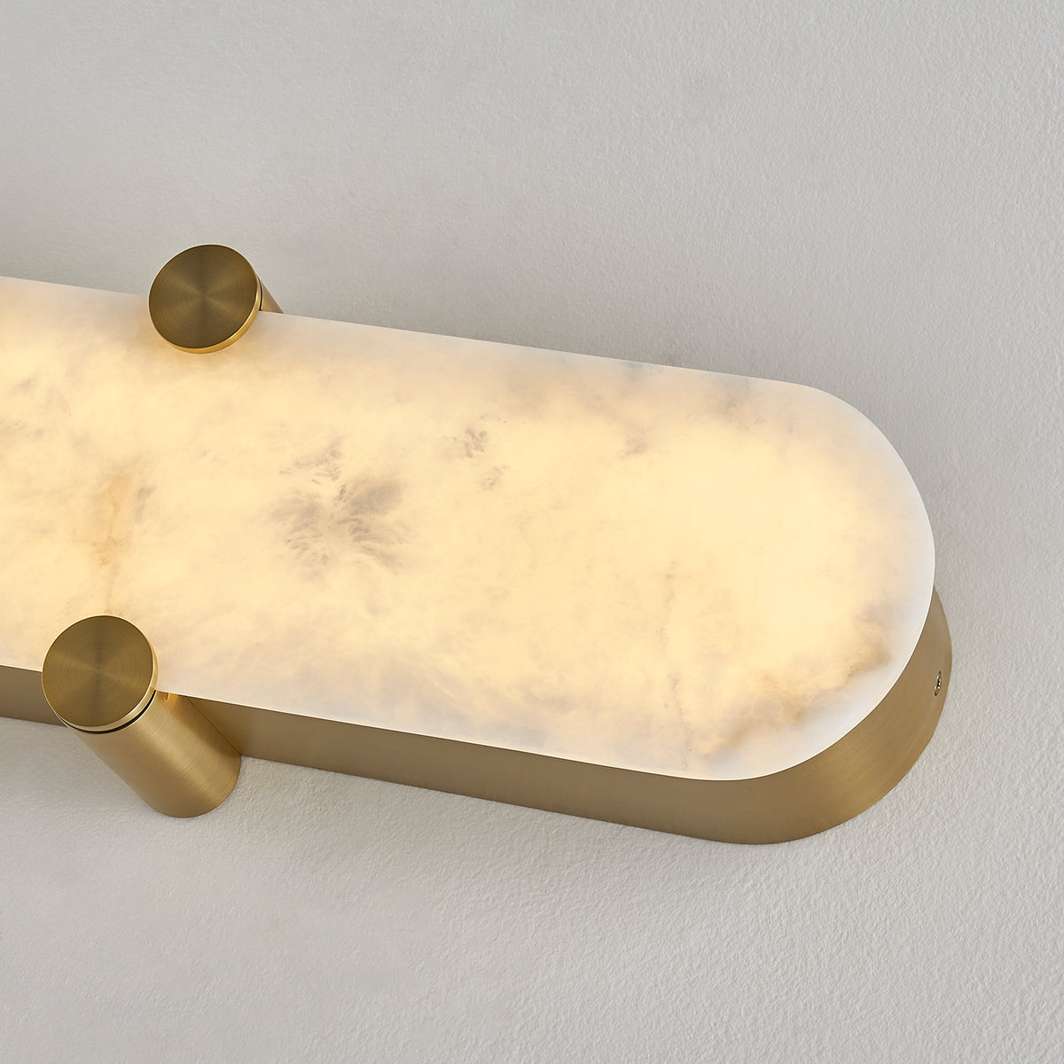 Lumba 20-in 1 Light LED Winter Brass Wall Sconce
