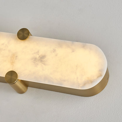 Lumba 20-in 1 Light LED Winter Brass Wall Sconce