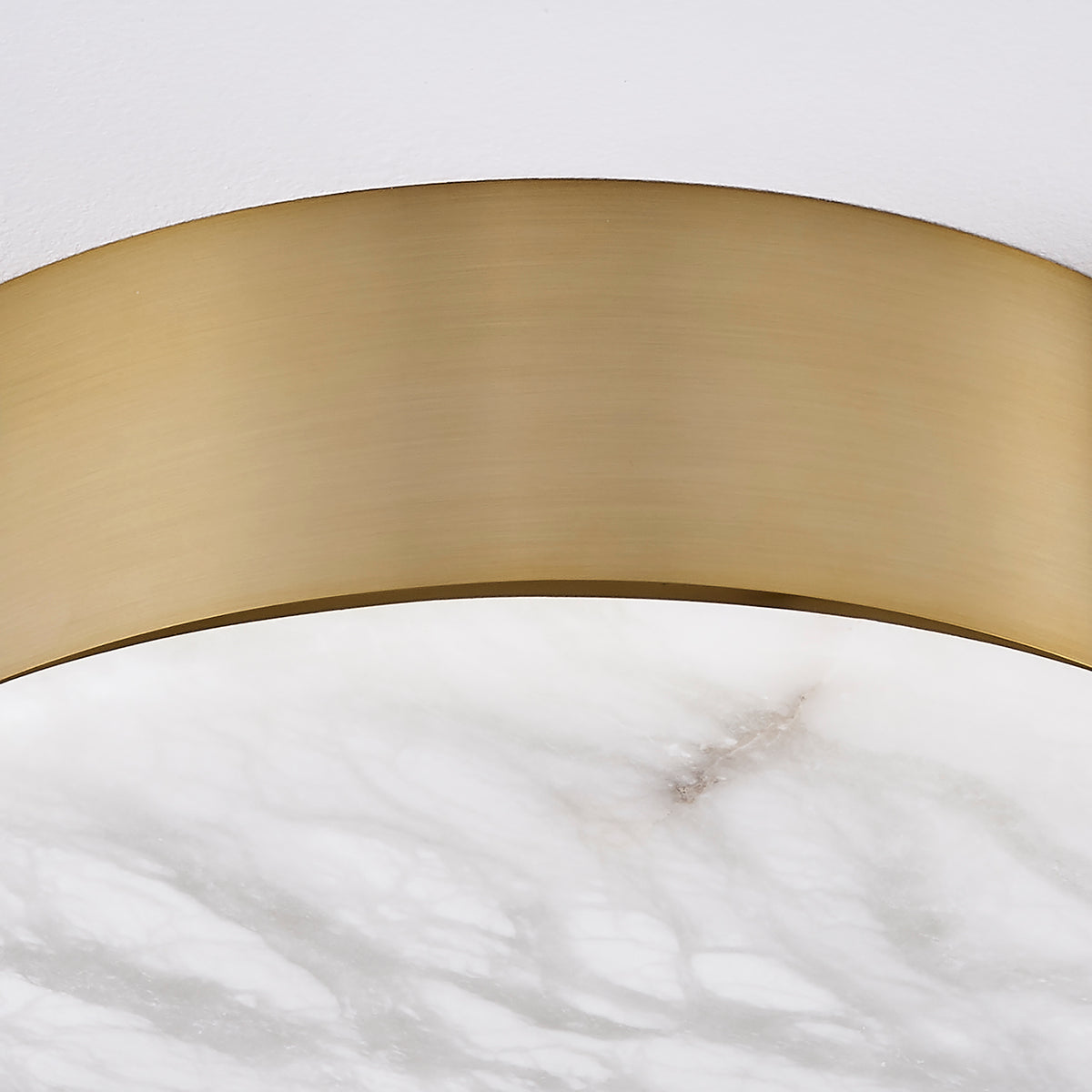 Lumba 17-in 1 Light LED Winter Brass Flush Mount