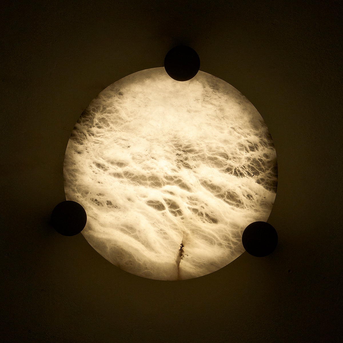 Lumba 17-in 1 Light LED Winter Brass Flush Mount