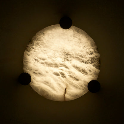Lumba 17-in 1 Light LED Winter Brass Flush Mount