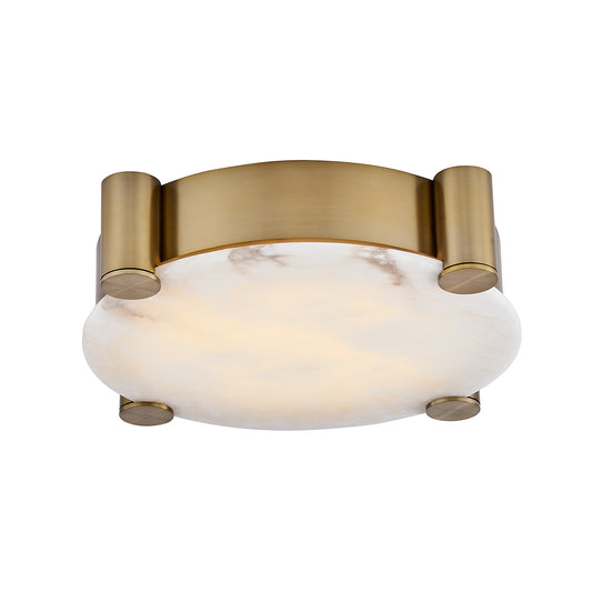 Lumba 21-in 1 Light LED Winter Brass Flush Mount