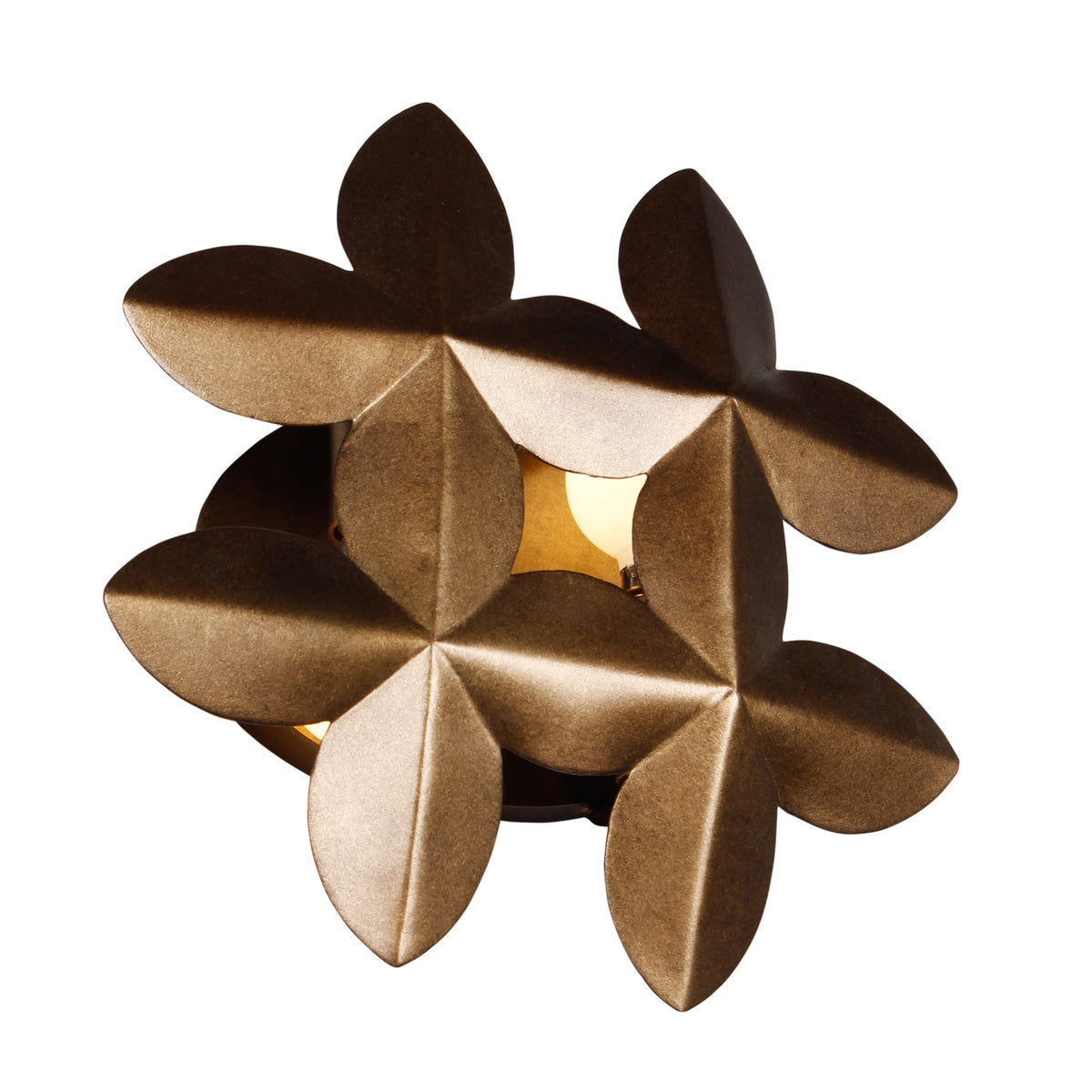 Vittoria 10.75-in 2 Light Socket Pearlized Antique Brass Wall Sconce
