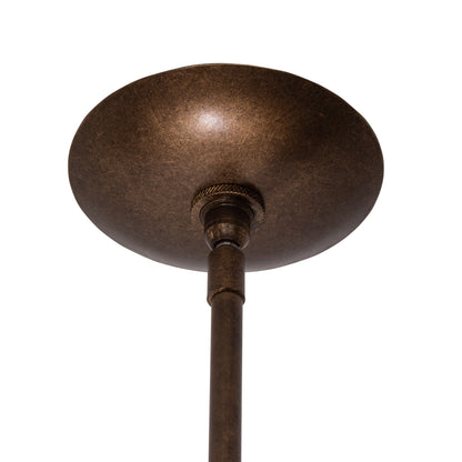 Vittoria 34-in 9 Light Socket Pearlized Antique Brass Chandelier