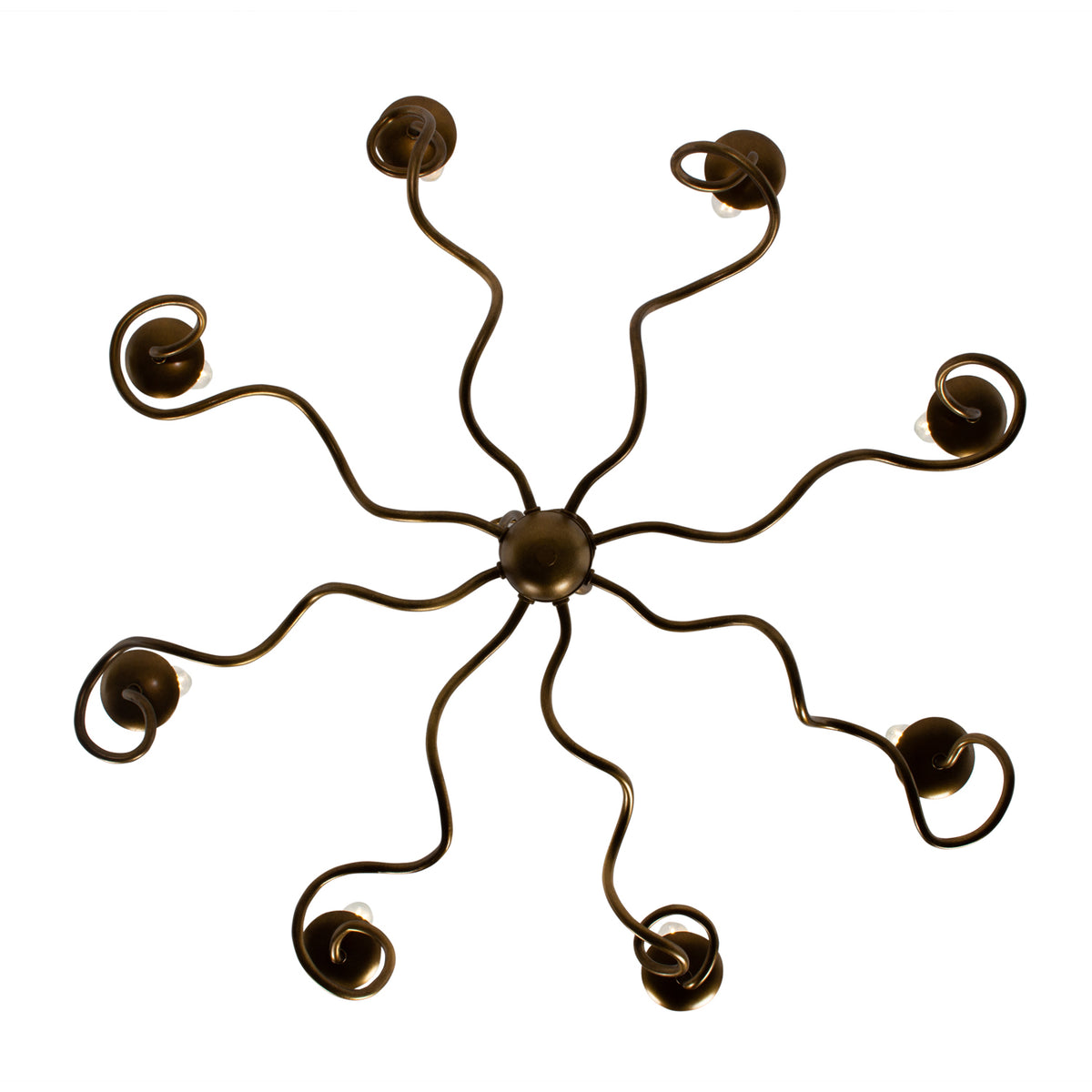 Rizo 36-in 8 Light Socket Oil Rubbed Bronze Chandelier
