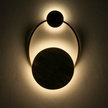 Spilla 18-in 1 Light LED Brushed Champagne Gold Wall Sconce