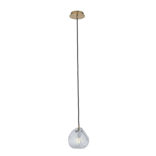 Pallina 6-in 1 Light Socket Winter Brass Pendant