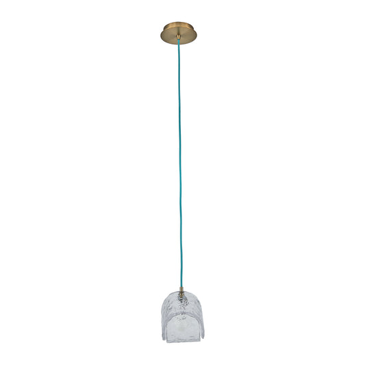 Pallina 6-in 1 Light Socket Winter Brass Pendant