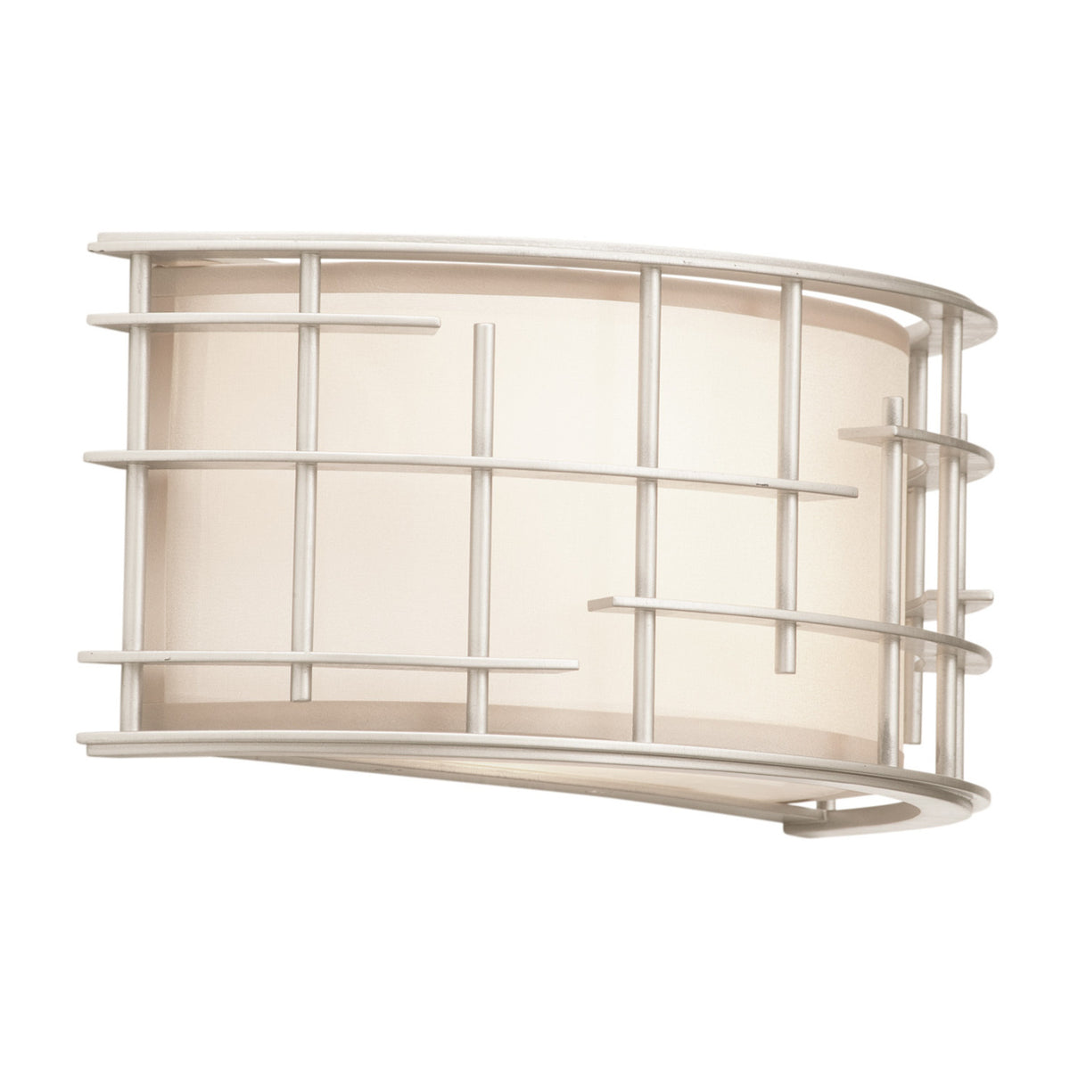 Atelier 6-in 2 Light Socket Tarnished Silver Wall Sconce