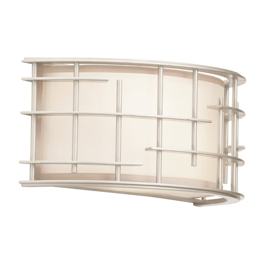 Atelier 6-in 2 Light Socket Tarnished Silver Wall Sconce