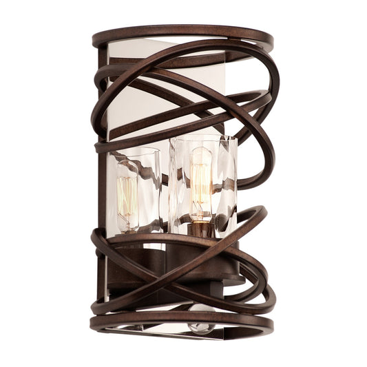 Eternity 10-in 1 Light Socket Etruscan Bronze Wall Sconce