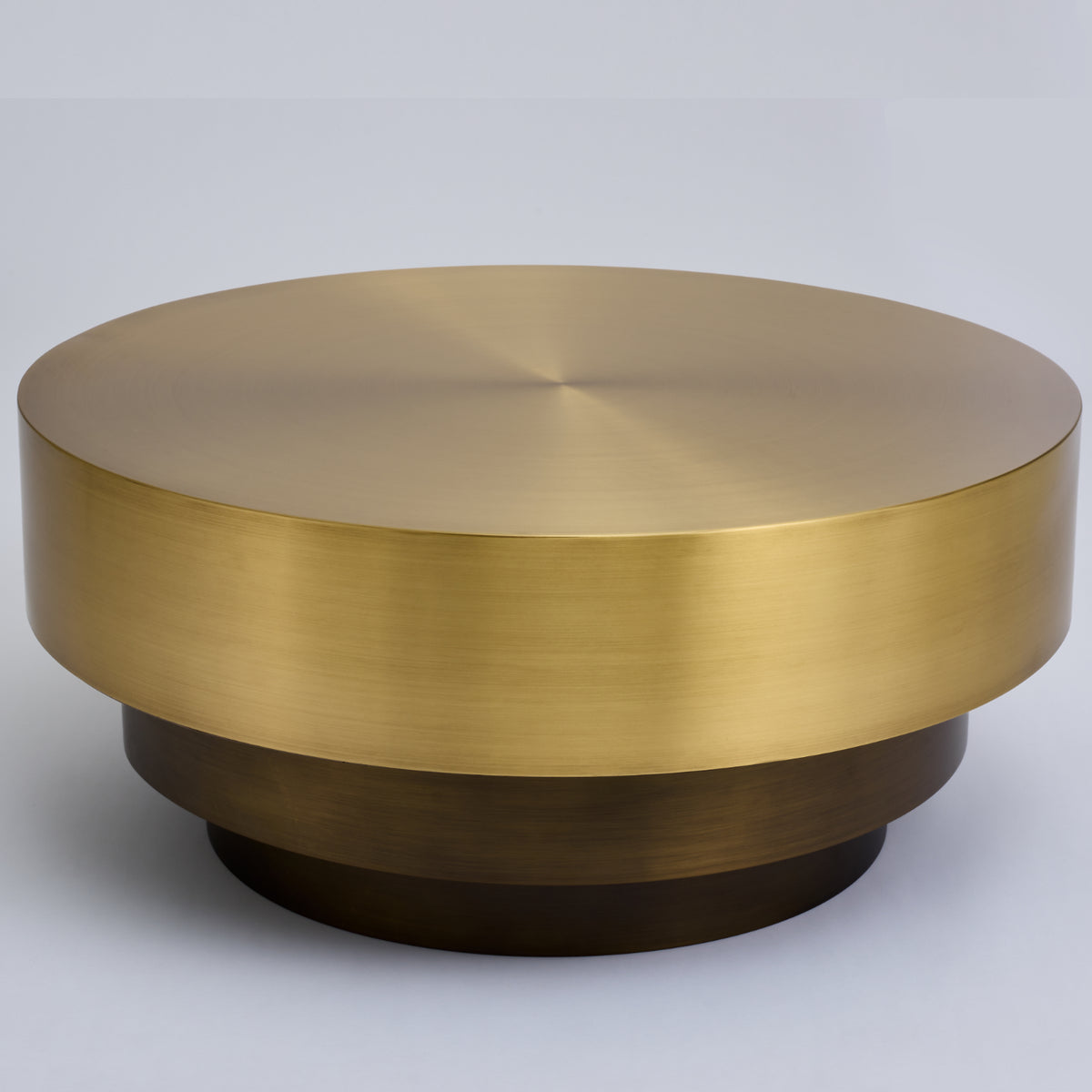 Laureato 34-in Natural Brass Table