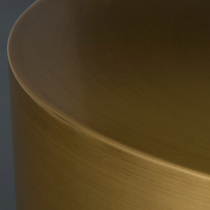 Laureato 34-in Natural Brass Table