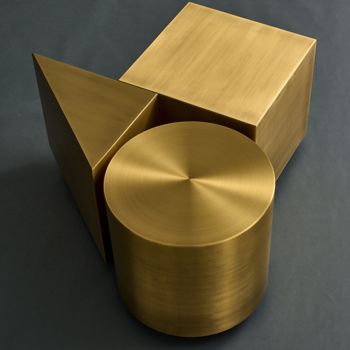 Forme 18-in Satin Bronze Table