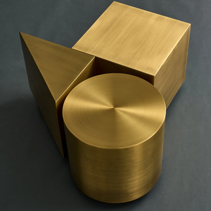 Forme 18-in Satin Bronze Table